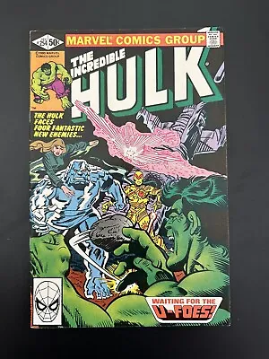 Buy The Incredible Hulk #254 FN/VF 1st Appearance Of The U-Foes.(Marvel 1980) • 34.17£