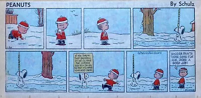 Buy Peanuts By Charles Schulz - Full Color Sunday Comic Page - January 26, 1964 • 2.29£