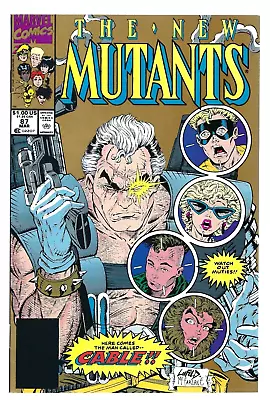 Buy The New Mutants 87 1990 NM 1st App. Of Cable ! Liefeld McFarlane Cover *Variant  • 23.29£