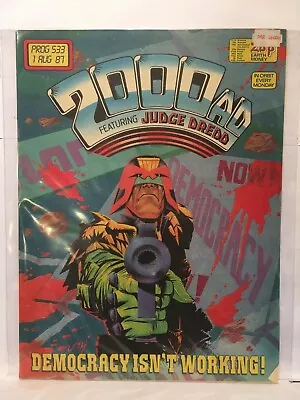 Buy 2000 AD #533 VF 1st Print UK Comics Magazine • 3.50£