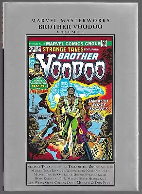 Buy Marvel Masterworks BROTHER VOODOO Vol 1 FS HC Thing SpiderMan Dracula Dr Strange • 39.52£