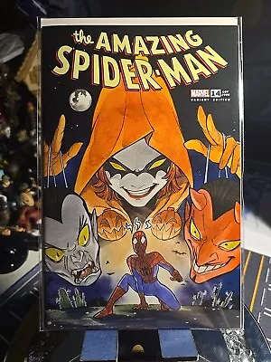 Buy AMAZING SPIDER-MAN #14 PEACH MOMOKO VARIANT EDITION 1st Appearance Hallow’s Eve  • 15£