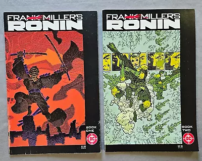 Buy Frank Miller's RONIN Books One 1 And Two 2  DC Comics July September 1983 • 3.10£