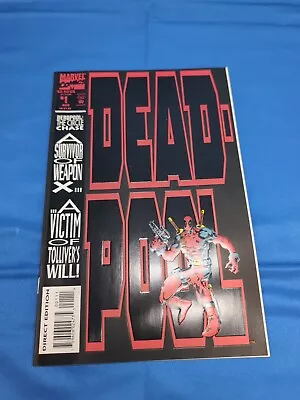 Buy Deadpool The Circle Chase (1993) #1 1st Print Joe Madureira Cover & Art  • 17.84£