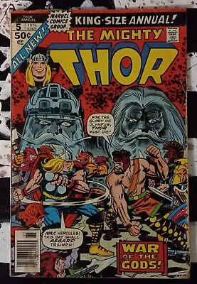 Buy THE MIGHTY THOR Vol.1/No.5 - KING SIZE ANNUAL - APP HERCULES - SEE DESCRIPTION • 7.77£