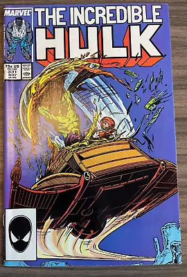 Buy The Incredible Hulk # 331 Comic McFarlane Cover First Print Marvel 1987 • 6.21£
