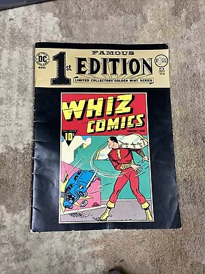 Buy DC Famous First Edition Golden Mint Series Whiz Comics F-4 Vol. 1 Nov. 1974 • 15.52£