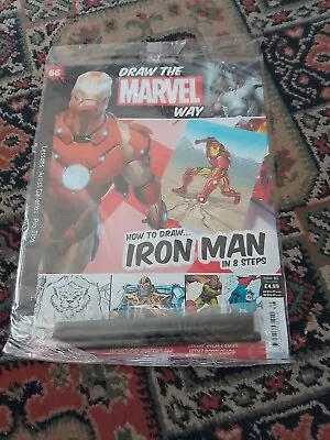 Buy  Draw The Marvel Way - Issue 66 How To Draw Iron Man • 1.49£