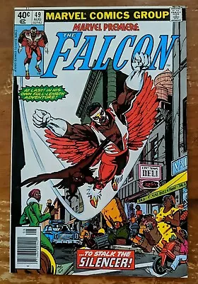 Buy Marvel Premiere 49 Marvel Comic 1979 VF+ 1st Solo Falcon Story • 6.21£