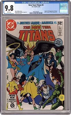 Buy New Teen Titans #4D CGC 9.8 1981 4436763024 • 159.20£