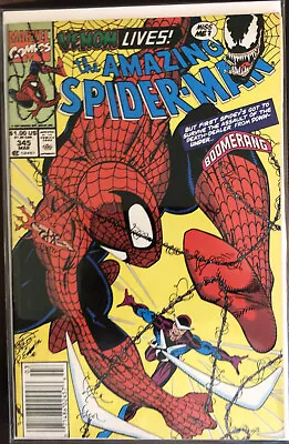 Buy The Amazing Spider-Man #345 1st Full Cletus Kasady Copper Age Marvel Comic Book • 15.53£