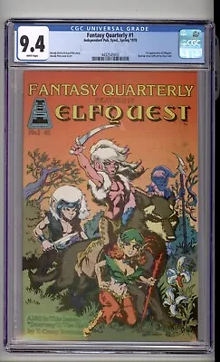 Buy Fantasy Quarterly #1 CGC 9.4 1st App Elfquest Wendi Pini Cover 1978 • 310.64£