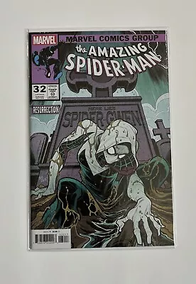 Buy Amazing Spider-Man #32, Marvel Comics, 1:50 Torque Homage Variant, 2023 • 38.79£
