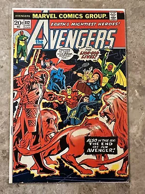 Buy Avengers #112 (Marvel Comics 1973) - FN • 31.06£