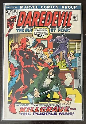 Buy Daredevil #88 (1972) VF/NM 9.0+ KEY Black Widow ORIGIN 1st APP Larry Cranston • 42.71£