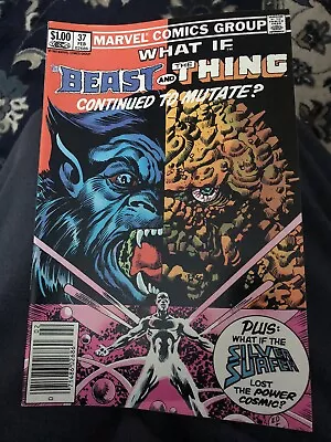 Buy Marvel Comics What If The Beast &The Thing Continued To Mutate #37 1983 • 8.19£