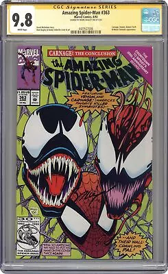 Buy Amazing Spider-Man #363D CGC 9.8 SS Bagley 1992 4429527006 • 248.51£