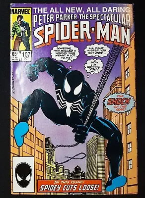 Buy Spectacular Spider-Man #107 (1985) -- 1st Appearance Sin-Eater • 19.42£