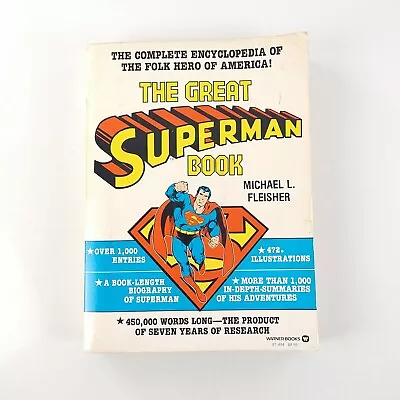 Buy The Great Superman Book Volume #3 Michael Fleisher TPB (1978 DC Comics) • 7.76£