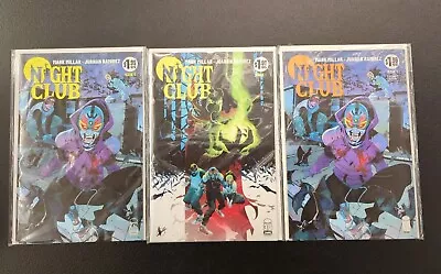 Buy Night Club #1 1st Print, 2nd Print & Spawn Variant Lot Image Comics 2022 • 7.77£