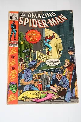 Buy Amazing Spiderman 96! 1971! Green Goblin! Drug Issue! No CCA! • 31.06£