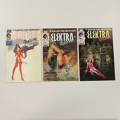 Buy Elektra #1-8 1986 VF Complete Frank Miller, Bill Sienkiewicz • 35£