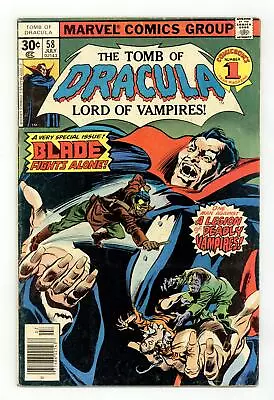 Buy Tomb Of Dracula Mark Jewelers #58MJ GD/VG 3.0 1977 • 17.86£