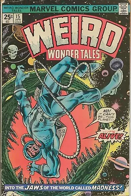 Buy Weird Wonder Tales #15 ORIGINAL Vintage 1976 Marvel Comics Horror • 11.64£