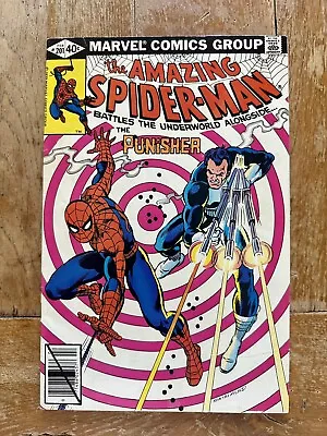 Buy Amazing Spider-Man #201 Newsstand (1980) Fine-, Punisher Team-up. • 13.20£