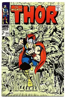 Buy THOR #154 VF, 1st Mangog! Stan Lee, Jack Kirby Marvel Comics 1968 • 116.49£
