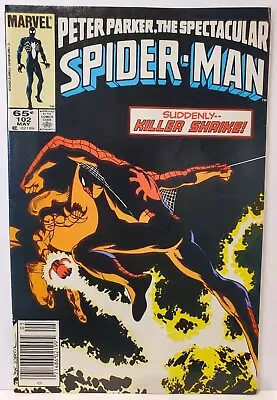 Buy Spectacular Spider-Man #102 Killer Strike Cary Burkett John Byrne 1985 Marvel  • 2.33£