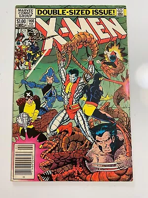 Buy Uncanny X-Men #166 1983 Newsstand 1st Appearance Lockheed Combine/Free Shipping • 7.77£