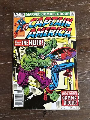 Buy Captain America #257 Newsstand (Marvel 1981) VF • 9.34£