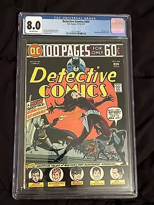 Buy Detective Comics #444 D.C Comics, 12/74-1/75 8.0 OFF-WHITE PAGES • 104.84£