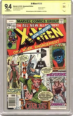 Buy Uncanny X-Men #111 CBCS 9.4 Newsstand SS Chris Claremont 1978 22-0692A42-575 • 229.10£