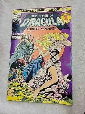 Buy The Tomb Of Dracula Lord Of Vampires Volume 1 No. 43 April 1976 Marvel Comics • 14.72£