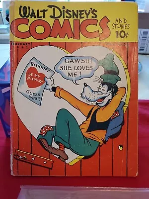 Buy Walt Disney's Comics And Stories #5 (1941) - Goofy! Mickey! Donald Duck! • 249.43£