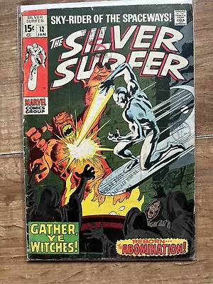 Buy Silver Surfer #12 (1970) Abomination Appearance • 26£