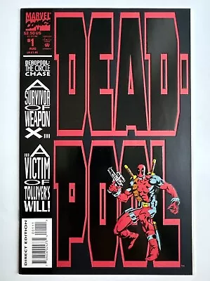 Buy Deadpool: The Circle Chase #1 • 1st Solo Deadpool Series • Marvel 1993 VF/NM 🔑 • 19.42£