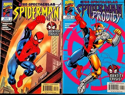 Buy SPECTACULAR SPIDER-MAN #257 #258 NM 2 Part Prodigy Story 1998 PRODIGY #1 Marvel • 4.99£