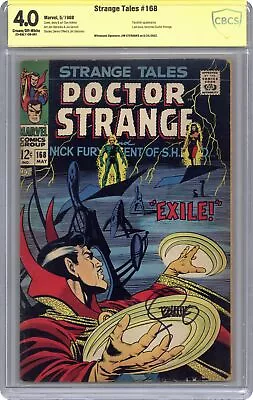 Buy Strange Tales #168 CBCS 4.0 SS Jim Steranko 1968 23-0AE1106-091 • 104.84£