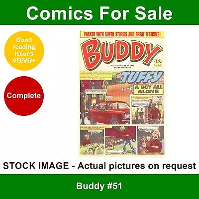 Buy Buddy #51 Comic 30 January 1982 VG/VG+ DC Thomson - Derek Johnstone • 4.99£