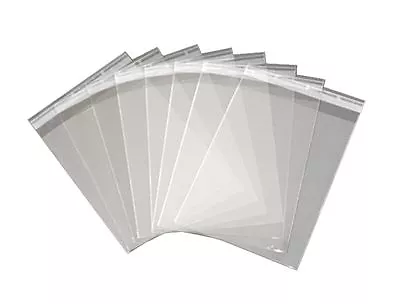 Buy 500 X  Silver Age Comic Bags AND Boards Self Sealing Strip. • 100£