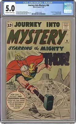 Buy Thor Journey Into Mystery #86 CGC 5.0 1962 2008217023 1st Full App. Odin • 497.03£