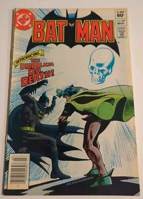 Buy Batman # 345 DC Comics 1982 High Grade Comic Book ! Wow! Doctor Death ! • 7.76£