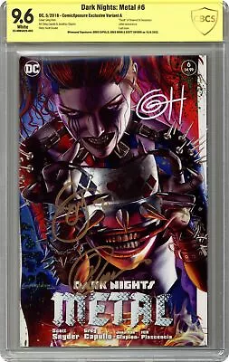 Buy Dark Nights Metal #6 Horn ComicXposure A CBCS 9.6 SS Capullo/ Horn/ Snyder 2018 • 116.49£