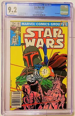 Buy Marvel Star Wars #68 (1983) CGC 9.2 Canadian Price Variant Origin Of Mandalorian • 244.63£