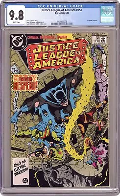 Buy Justice League Of America #253 CGC 9.8 1986 4365205008 • 100.96£
