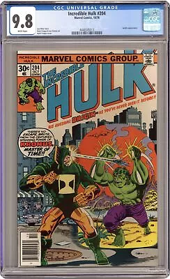 Buy Incredible Hulk #204 CGC 9.8 1976 4448345013 • 182.50£