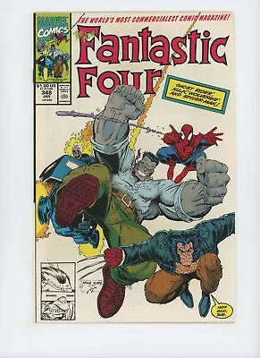 Buy Fantastic Four #348 - Ghost Rider, Hulk, Spider-Man, Wolverine (9.0) 1991 • 9.31£